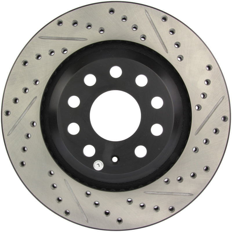 Stoptech 127.33113L StopTech 09 VW Passat CC / 06-09 Passat Slotted & Drilled Left Rear Rotor