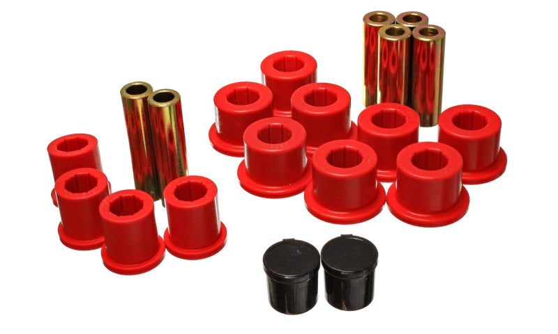 Energy Suspension 5.2118R Rear Spring Bushing Set - Red