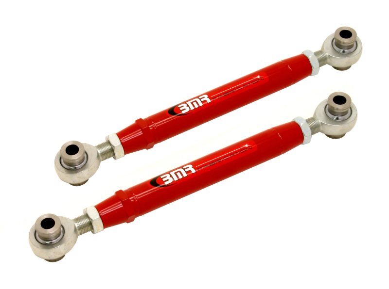 BMR Suspension TR004R BMR 10-15 5th Gen Camaro Rear Adj. Rod Ends Toe Rods - Red