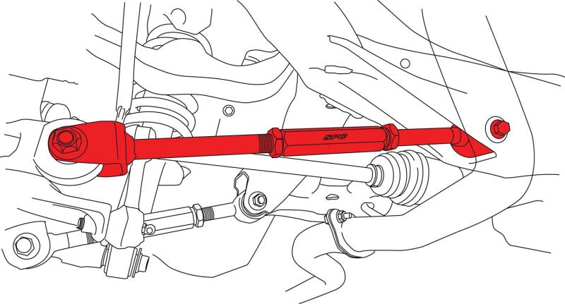 SPC Performance 67666 00-09 Subaru Outback Rear Adjustable Toe Arm