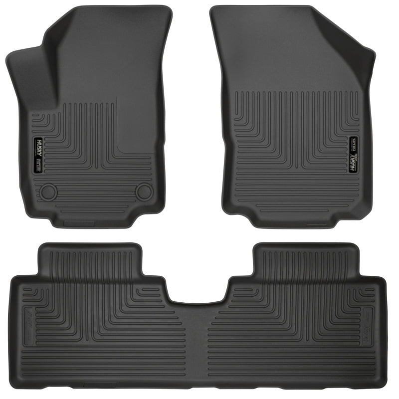 Husky Liners 99131 18-23 Chevrolet Equinox Weatherbeater Black Front & 2nd Seat Floor Liners