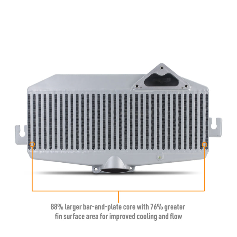 Mishimoto MMTMIC-WRX-22SL 2022+ Subaru WRX Top-Mount Intercooler - Silver