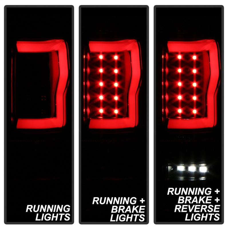 SPYDER 5084187 Spyder Ford F150 04-08 Styleside Tail Light V2 - LED - Black Smoke ALT-YD-FF15004V2-LBLED-BSM