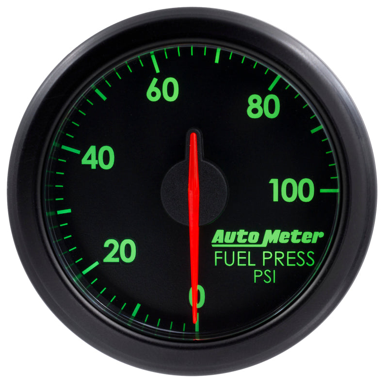 AutoMeter 9171-T Autometer Airdrive 2-1/6in Fuel Pressure Gauge 0-100 PSI - Black