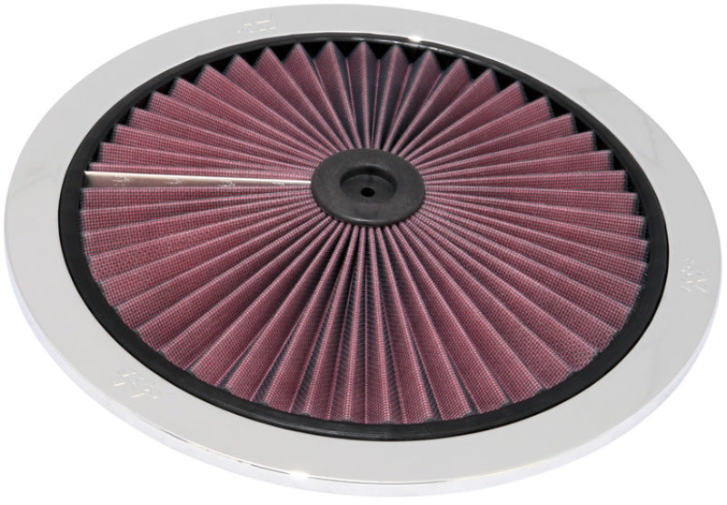 K&N Engineering 66-1401XP K&N X-Stream Top Filter X-Stream 14 inch OD Chrome