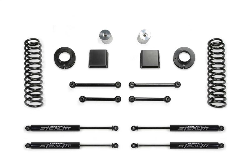 Fabtech K4160M 20-21 Jeep JT 4WD Gas 3in Sport System w/Stealth