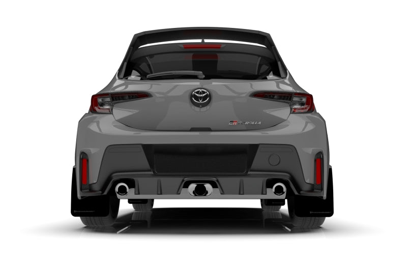 Rally Armor MF89-UR-BLK-WH 23-25 Toyota GR Corolla Black UR Mud Flap w/White Logo