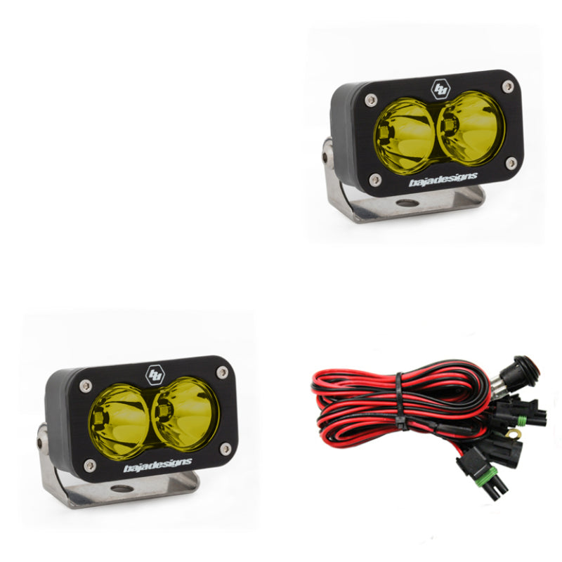Baja Designs 547811 S2 Sport Spot Pattern LED Work Light - Amber