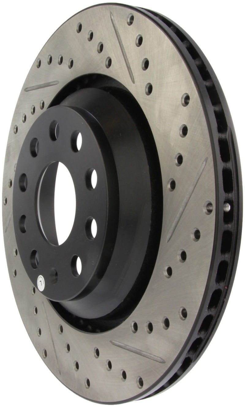 Stoptech 127.33113L StopTech 09 VW Passat CC / 06-09 Passat Slotted & Drilled Left Rear Rotor