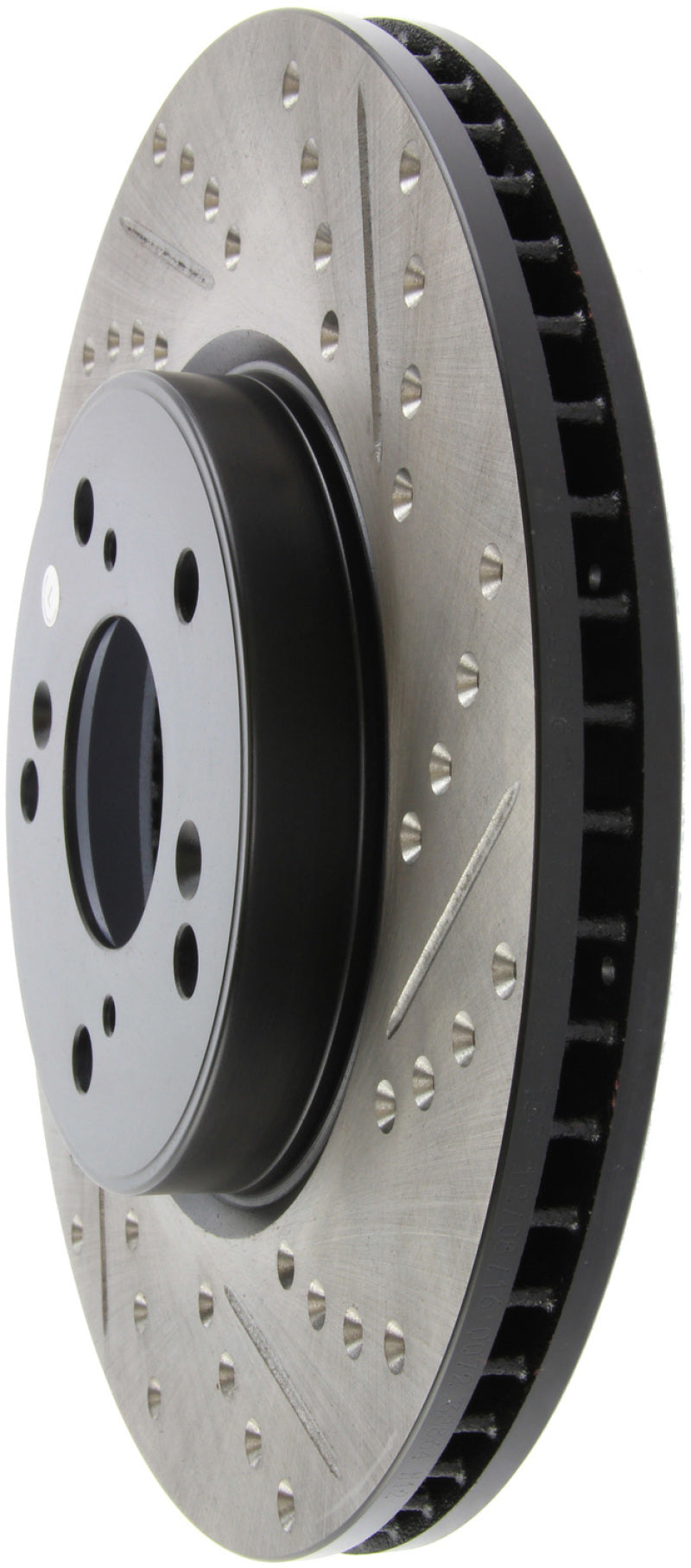 Stoptech 127.40086L StopTech Slotted & Drilled Sport Brake Rotor Front Left 13 Honda Accord Sport