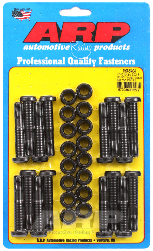 Arp ARP150-6404 SBF Rod Bolt Kit - Fits Boss 302/351W