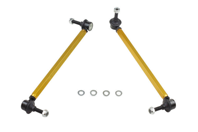 Whiteline KLC151 06/05+ Ford Focus LS / 05/09+ Mazda 3 BK Front Swaybar Link Kit H/Duty Adj Steel Ball