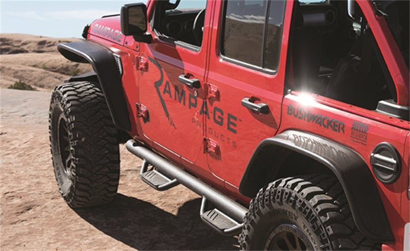 Rampage 26410030 2018-2019 Jeep Wrangler(JL) Sport 2-Door Rock Rail - Black