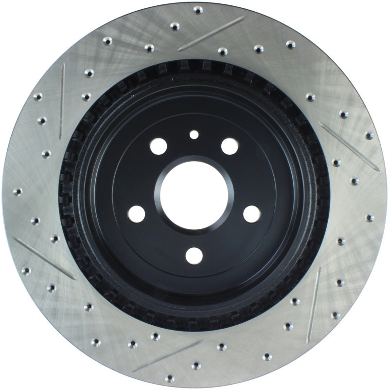 Stoptech 127.62119L StopTech Slotted & Drilled Sport Brake Rotor