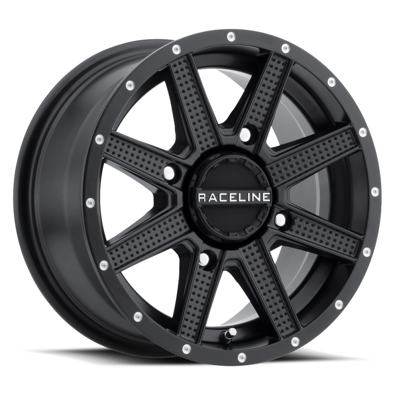 Raceline A92B-47011-52 A92B Hostage 14x7in / 4x110 BP / 10mm Offset / 83.8mm Bore - Satin Black Wheel