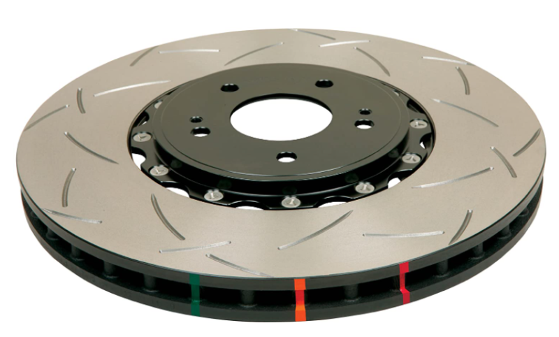 DBA DBA52632BLKXD 12-19 Jeep Grand Cherokee SRT8 5000 Series Drilled Front Brake Rotor 2 Piece w/ Hats