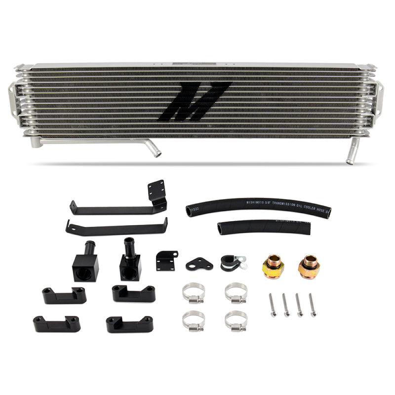 Mishimoto MMTC-DMAX-17SL 17-19 GM 6.6L Duramax (L5P) Transmission Cooler - Silver