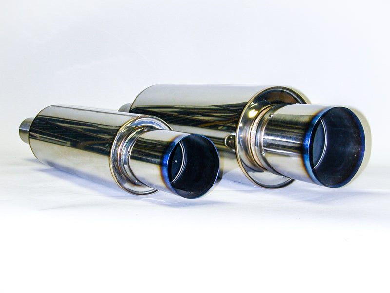 HKS 34005-FK002 Universal Stainless Hi Power 130mm Titanium Muffler