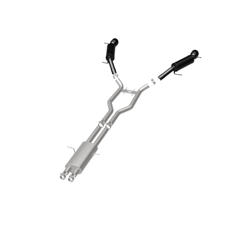 Magnaflow 19123 MagnaFlow Cat-Back 15-16 Land Rover Ranger Rover V6 SS 2.5in Dual Split Rear Exit 4.5in Black Tips