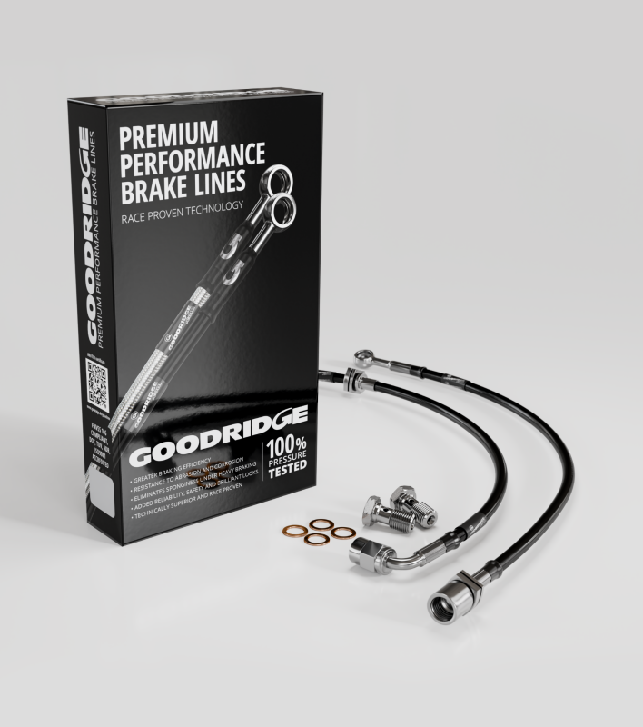 Goodridge 12364R 05-14 Ford Mustang GT/GT500 Stainless Steel Rear Brake Lines