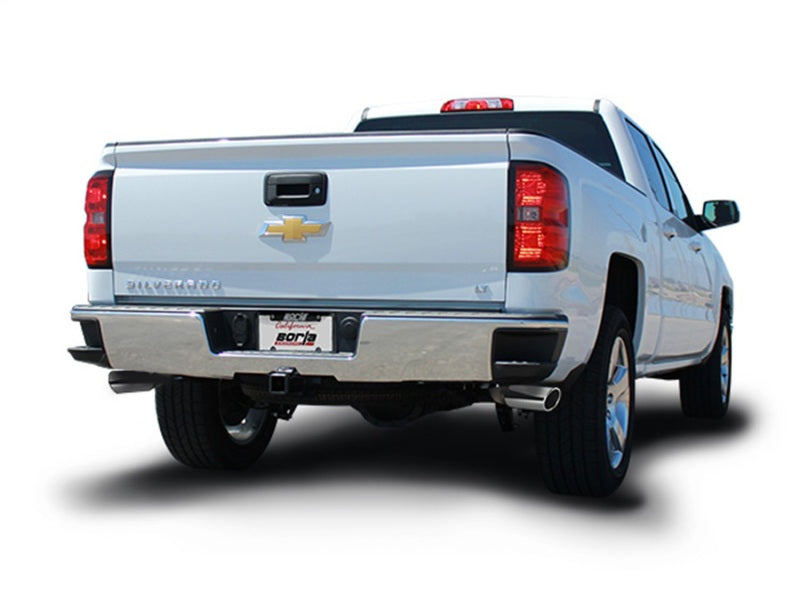 Borla 140546 14 Silv/Sierra C/B Exh ATAK 1500 5.3L V8 AT/MT 2&4WD Ext Cab Split Side Exit
