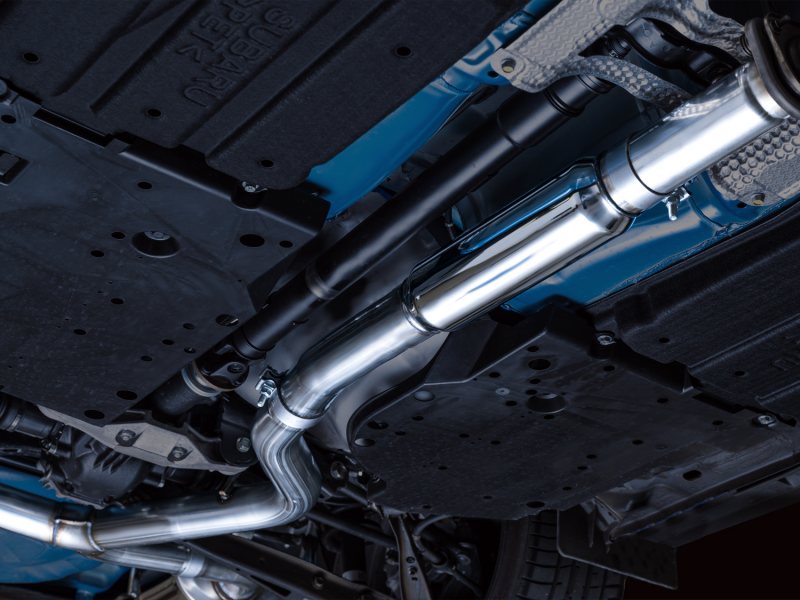 AWE Tuning 3015-42979 2022+ VB Subaru WRX Touring Edition Exhaust - Chrome Silver Tips