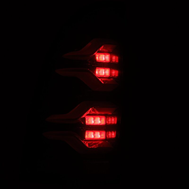 AlphaRex 680050 05-15 Toyota Tacoma LUXX LED Taillights Alpha Blk w/Activ Light/Seq Signal