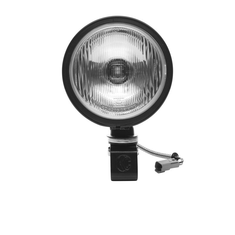 KC HiLiTES 1234 Daylighter 6in. Halogen Light 100w Spread Beam (Single) - Black SS