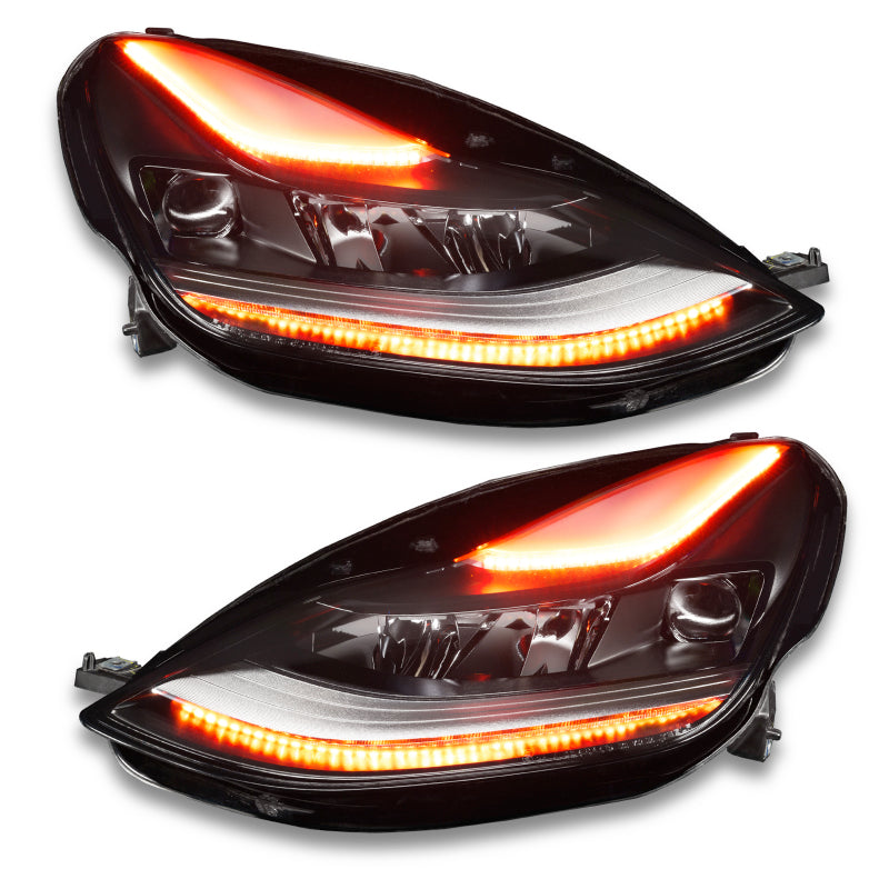 ORACLE Lighting 1473-332 Oracle 2021+ Tesla Model 3 Dynamic ColorSHIFT Headlight DRL Upgrade Kit SEE WARRANTY