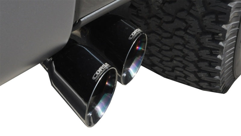 CORSA Performance 14760BLK Corsa 2011-2014 Ford F-150 Raptor 6.2L V8 145in Wheelbase Black Xtreme Cat-Back Exhaust