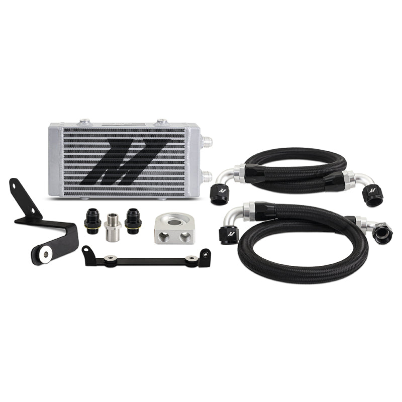 Mishimoto MMOC-GRC-23TSL 2023+ Toyota GR Corolla Oil Cooler Kit - Thermostatic - Silver