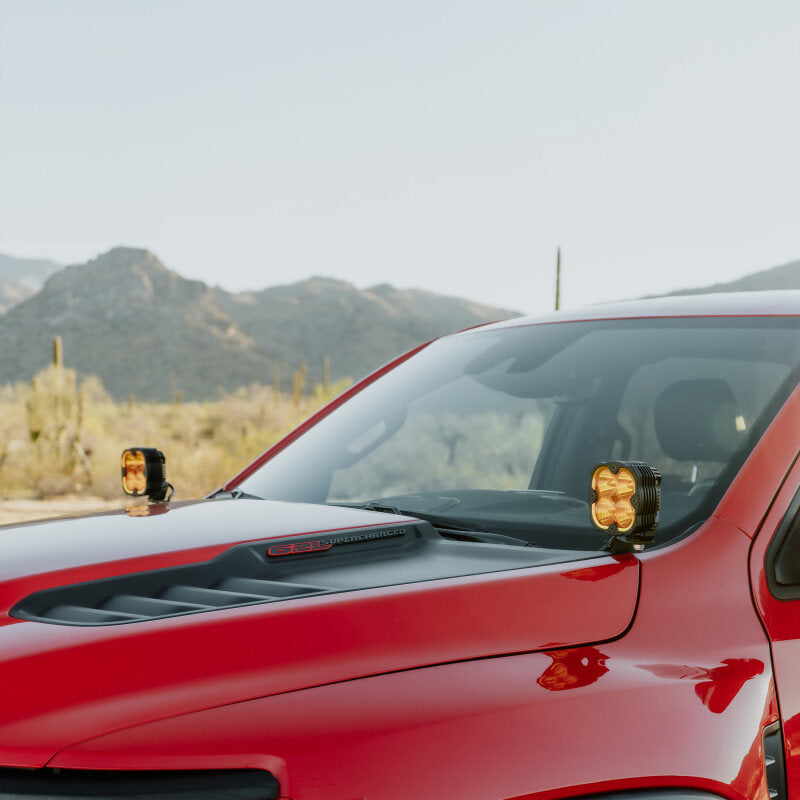 KC HiLiTES 7341 2019+ RAM 1500 Rebel/TRX A-Pillar/Ditch Light Mount