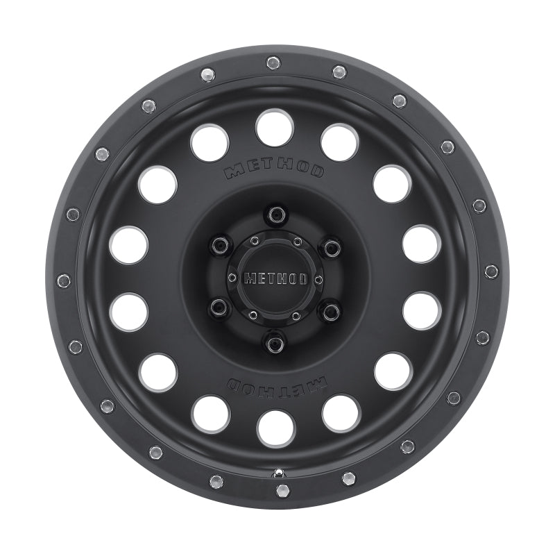 Method Wheels MR30778516500 Method MR307 Hole 17x8.5 0mm Offset 6x135 94mm CB Matte Black Wheel