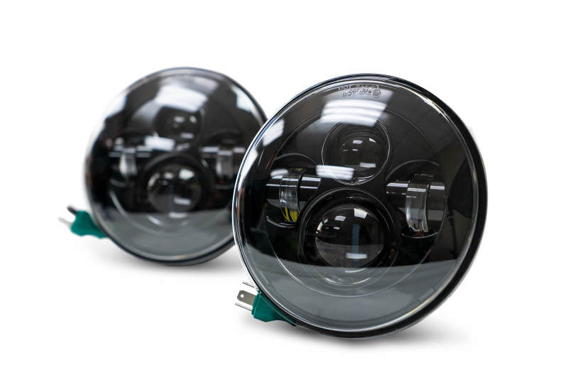 DV8 Offroad HL7JK-01 07-18 Jeep Wrangler JK LED Projector Headlights