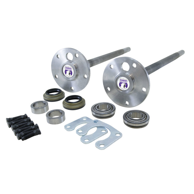 Yukon Gear & Axle YA FBRONCO-2-28 Yukon Gear 1541H Alloy Rear Axle Kit For Ford 9in Bronco From 66-75 w/ 28 Splines
