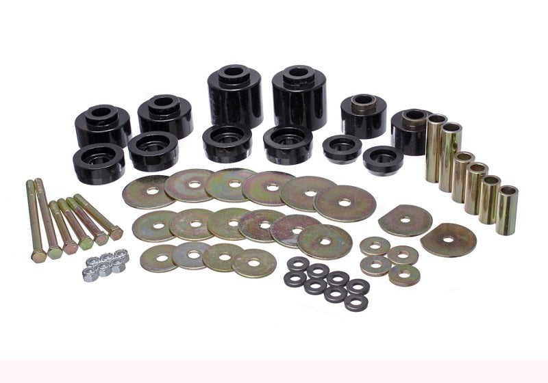Energy Suspension 4.4123G 1998 Ford F250 Black Body Mount Set