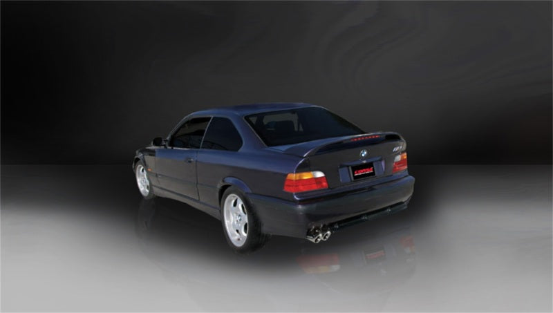 CORSA Performance 14553 Corsa 1992-1999 BMW 325i/is Coupe E36 Polished Sport Cat-Back Exhaust