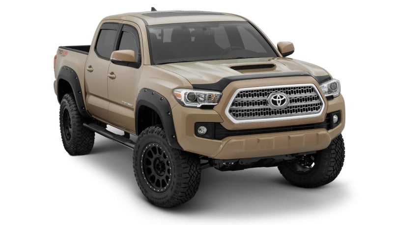 Bushwacker 30922-02 16-18 Toyota Tacoma Pocket Style Flares 4pc 60.5/73.7in Bed - Black