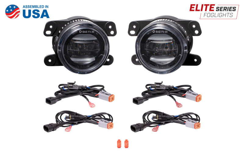Diode Dynamics DD5130P Elite Series Type M Fog Lamps - White (Pair)