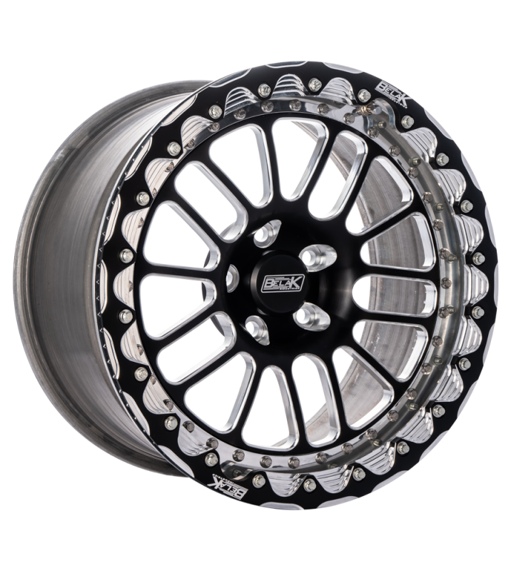 Belak Wheels 18125475S28BS-SBL Belak 18x12 / 8.75in BS / 5x4.75BP / High Pad / Series 2 Wheel - Single Beadlock