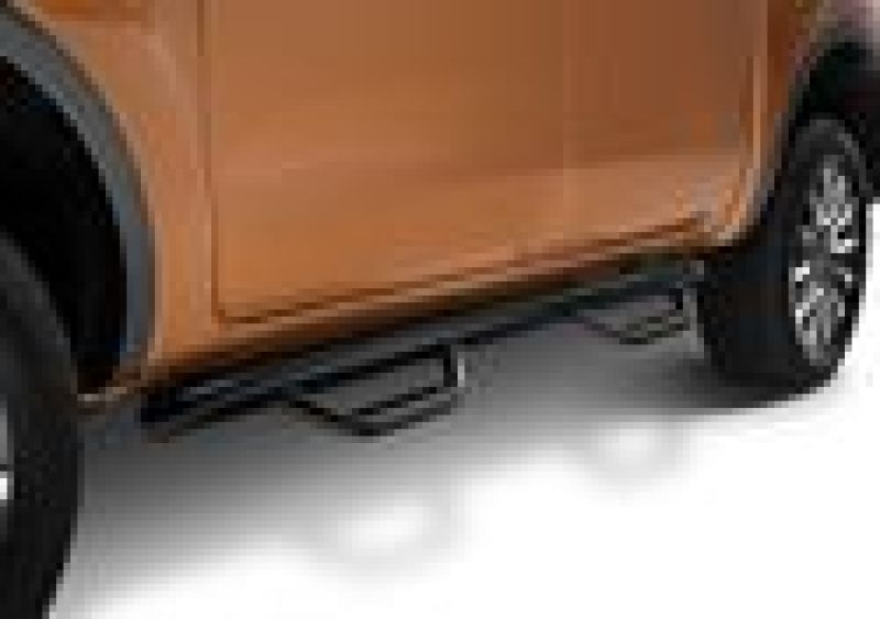 N-Fab F1981CC Nerf Step 2019 Ford Ranger Crew Cab - Gloss Black - Cab Length - 3in