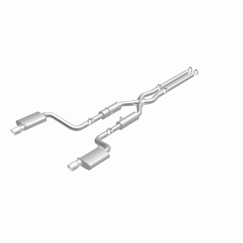 Magnaflow 15494 MagnaFlow 11-12 Dodge Charger SRT-8 Hemi Dual Split Rear Exit Stainless Cat-Back Performance Exhaust