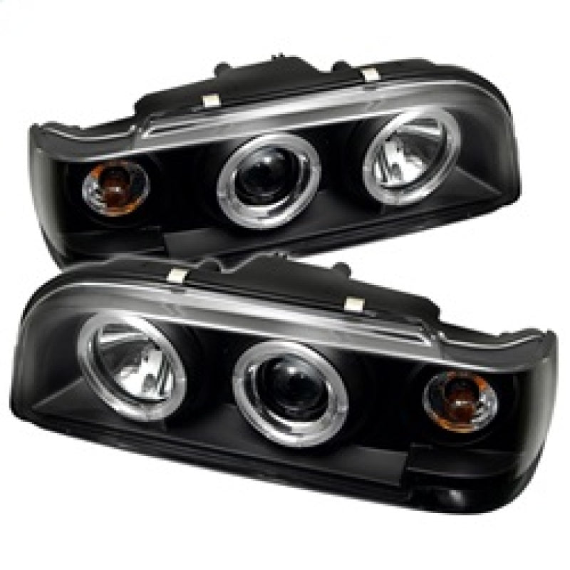SPYDER 5012289 Spyder Volvo 850 93-97 Projector Headlights LED Halo Black High H1 Low H1 PRO-YD-VO85092-HL-BK