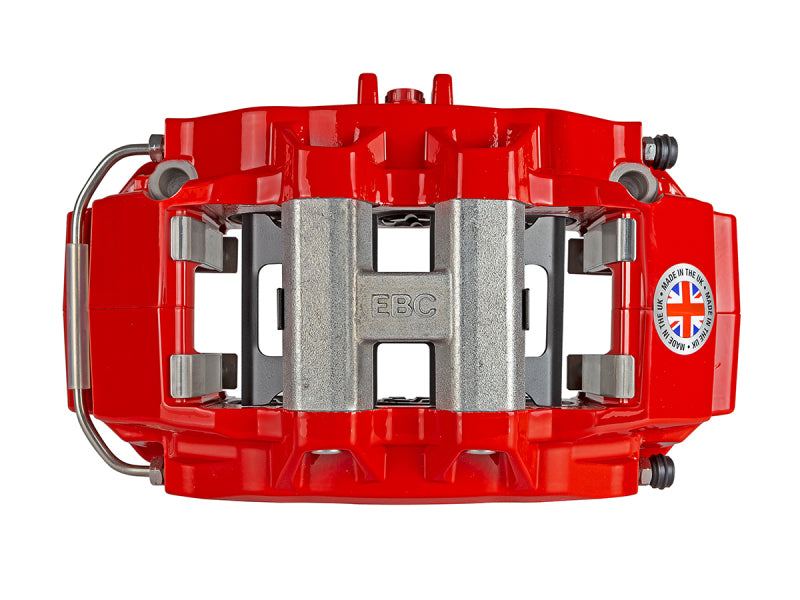 EBC BBK036RED-1 Racing 08-21 Nissan 370Z Red Apollo-6 Calipers 355mm Rotors Front Big Brake Kit
