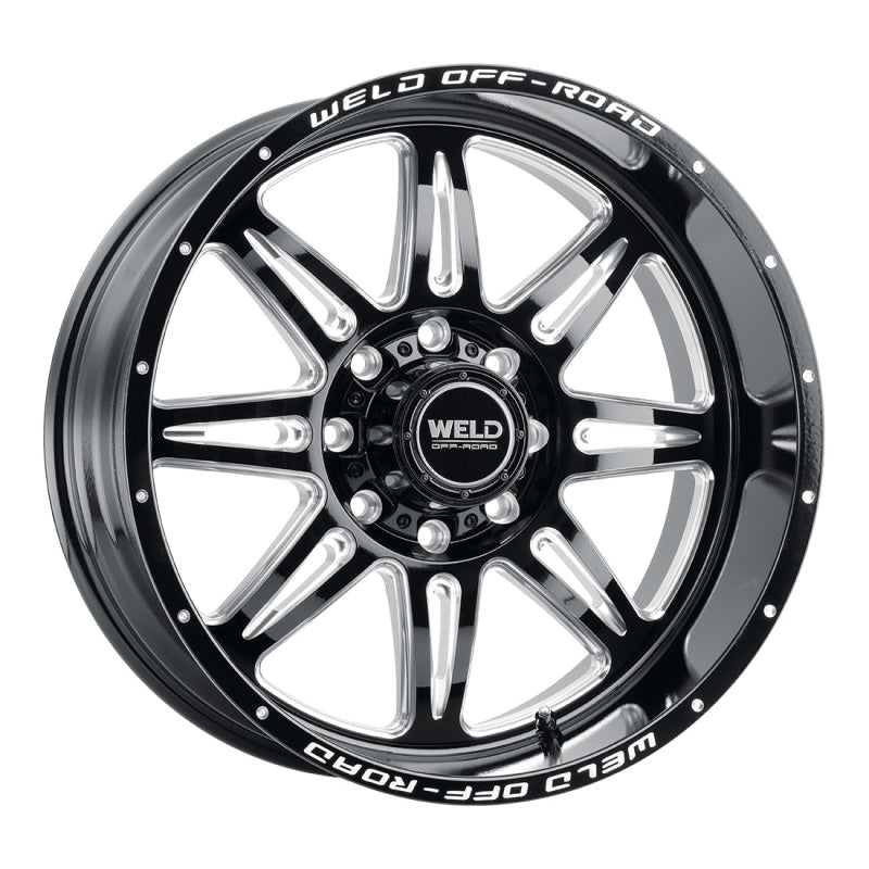 Weld W13200017475 Cheyenne W132 Series 20x10 / 8x170 BP / -18 Offset / 4.75 BS / 125.1 Bore - Gloss Black MIL