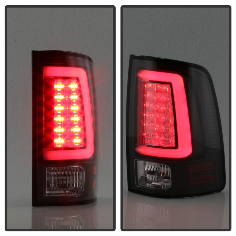SPYDER 5084057 Spyder Dodge RAM 2013-2014 Light Bar LED Tail Lights - Black ALT-YD-DRAM13V2-LED-BK