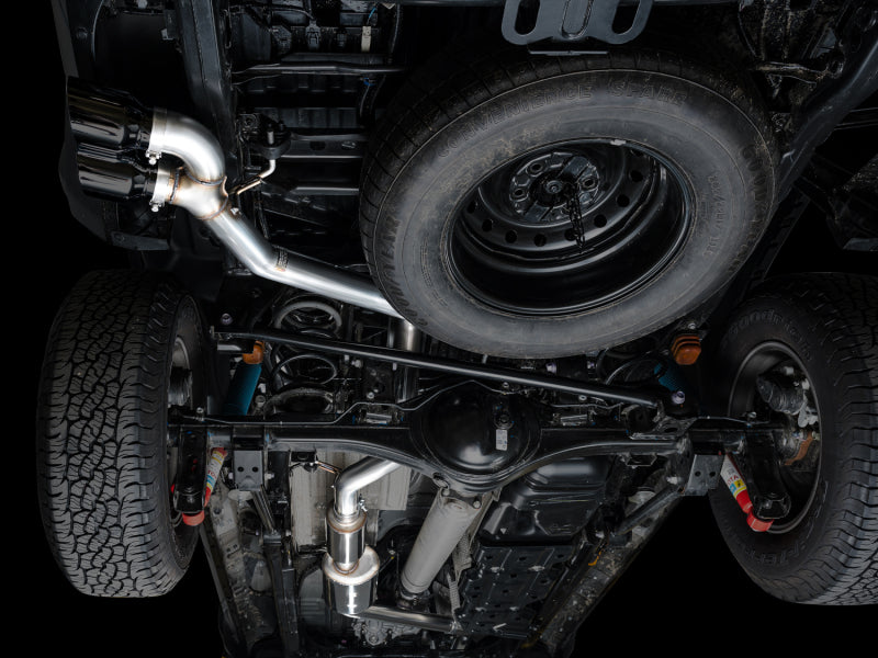 AWE Tuning 3015-33254 AWE Exhaust for 4th Gen Toyota Tacoma Dual Diamond Black Tips