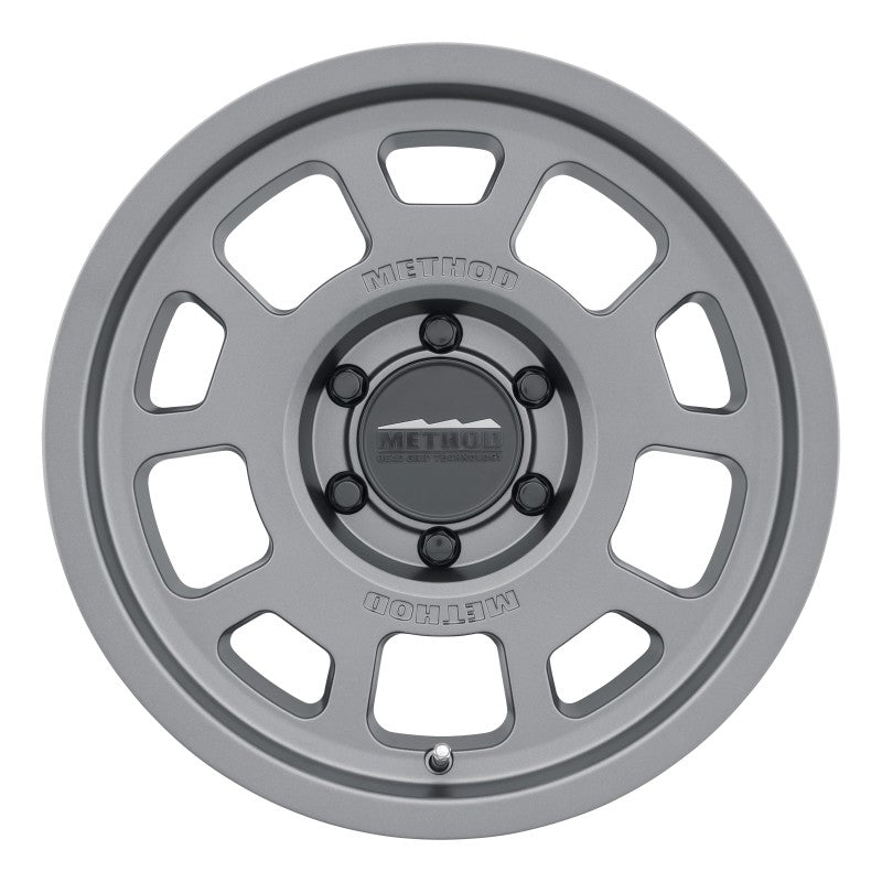 Method Wheels MR70589060800 Method MR705 18x9 0mm Offset 6x5.5 106.25mm CB Titanium Wheel
