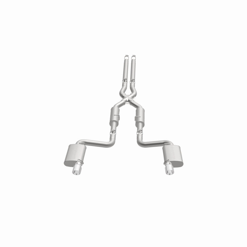 Magnaflow 15494 MagnaFlow 11-12 Dodge Charger SRT-8 Hemi Dual Split Rear Exit Stainless Cat-Back Performance Exhaust