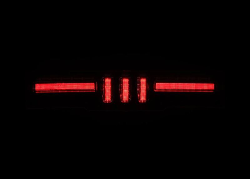 AlphaRex 220050 21-24 Toyota GR86 / 21-24 Subaru BRZ NOVA-Series Prismatic LED Fourth Brake Light Blk Smoke